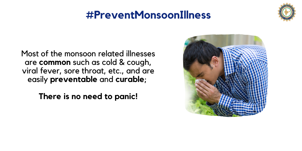No need to panic, most monsoon-related illnesses are common, preventable and curable 
